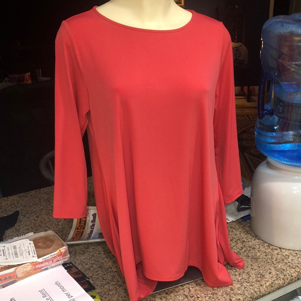 Alfani Orange Blouse - small